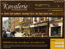 Tablet Screenshot of kavalerie.cz